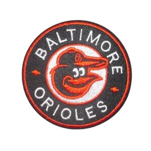 Baltimore Orioles Embroidered Iron On Patch